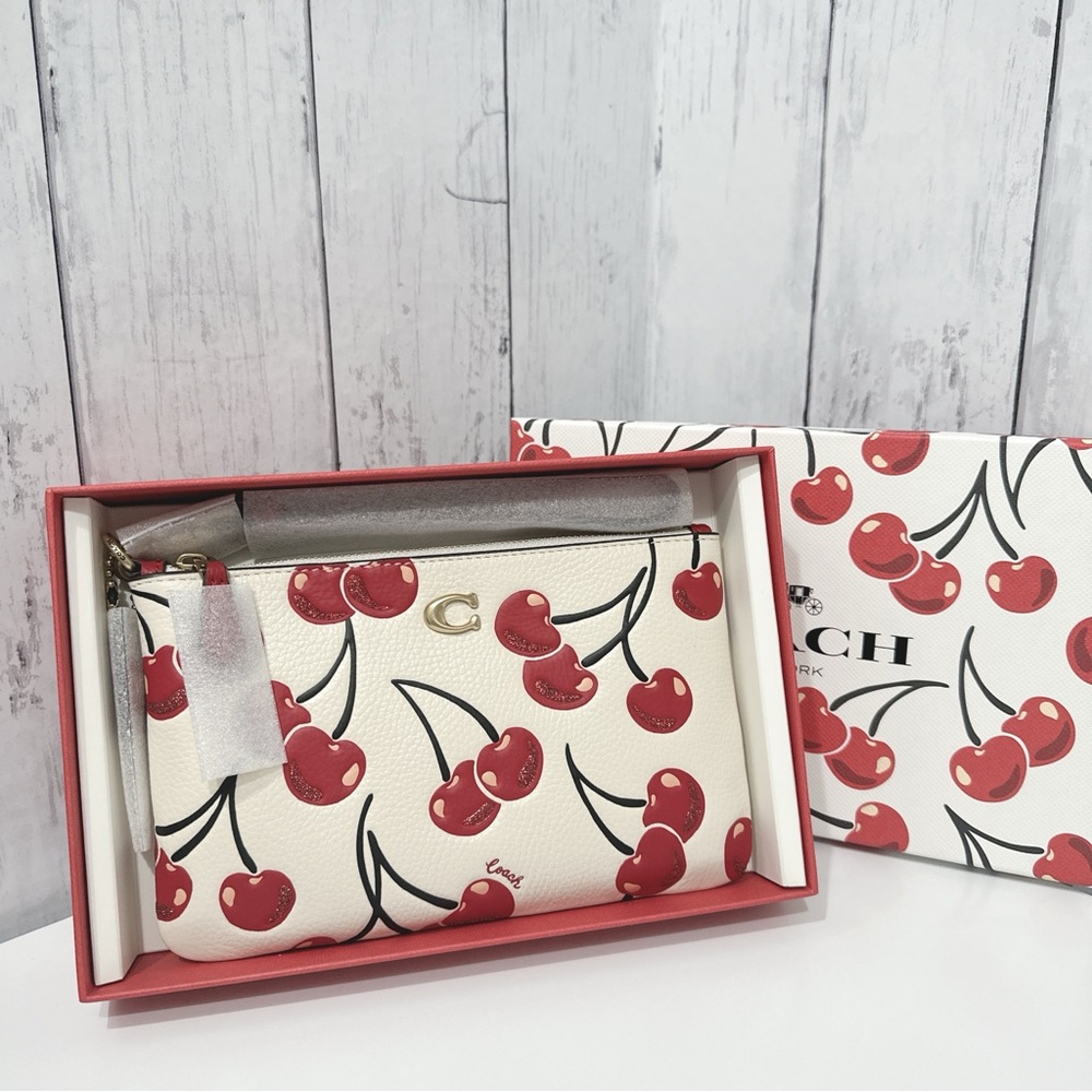 NWT! Essential Small Wristlet/Cherry